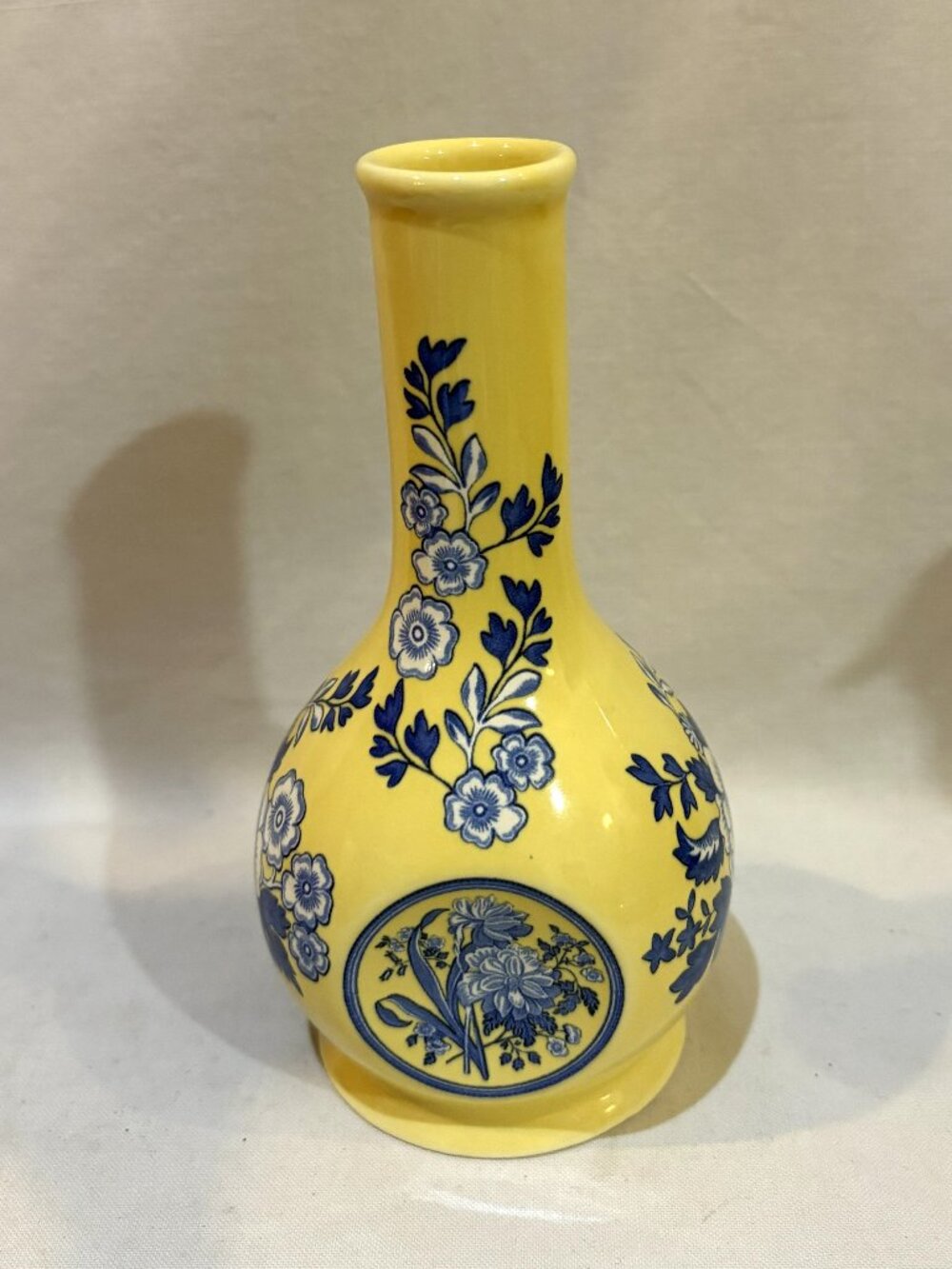 Spode Blue Room Collections Ceramic Bud Vase Floral Design L0407